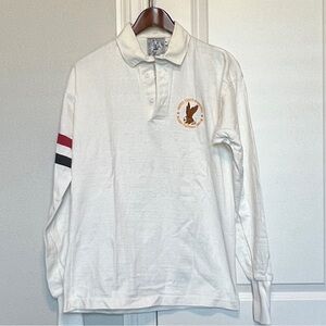 Vintage Rugby Football Union USA Made Polo Shirt Men’s M by Lands End